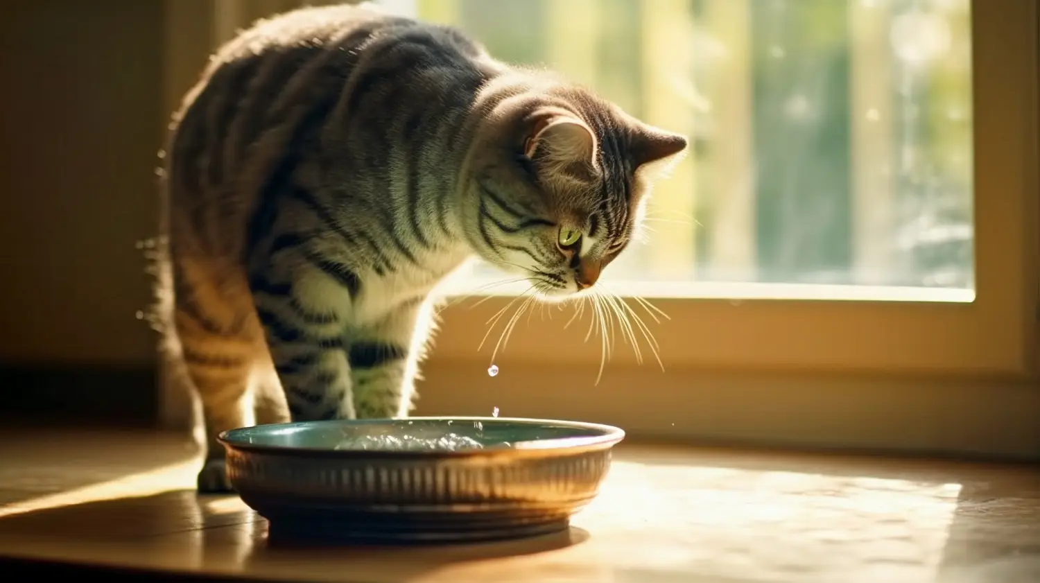 deshidratación en gatos