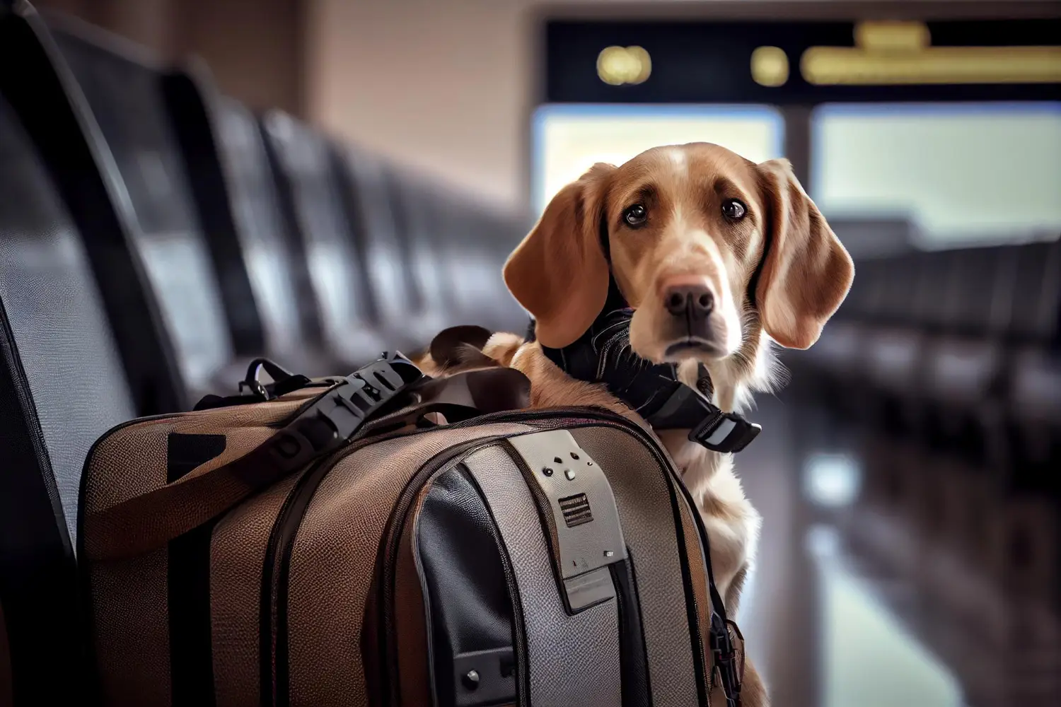 perro avión